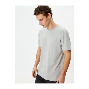 Koton 4SAM10160HK Gri Erkek T-shirt