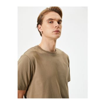 Koton 4SAM10281HK Siyah Basic Bisiklet Yaka Erkek T-shirt