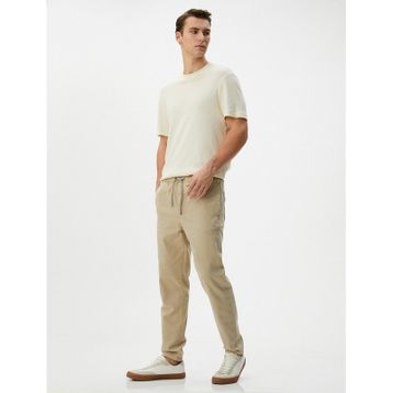 Koton 4SAM40008HW Bej Kanvas Erkek Pantolon