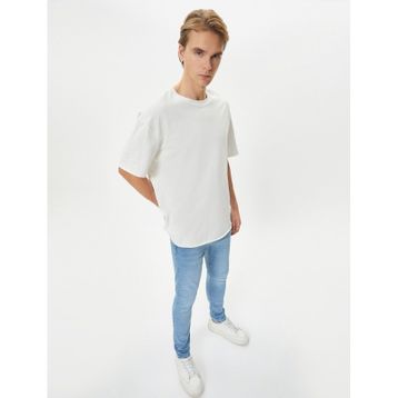 Koton 4SAM40014ND Açık İndigo Erkek Jean Pantolon