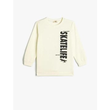 Koton 4SKB10403TK Ekru Erkek Çocuk Sweatshirt