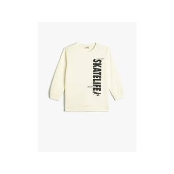 Koton 4SKB10403TK Ekru Erkek Çocuk Sweatshirt