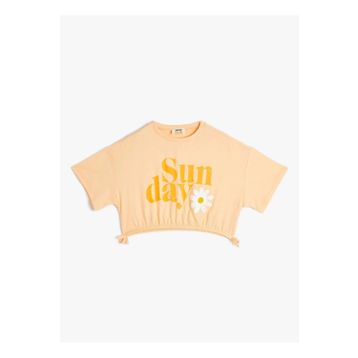Koton 4SKG10074AK Turuncu Kadın T-Shirt