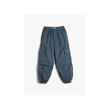 Koton 4SKG40034AD Mavi Jean Kız Çocuk Pantolon