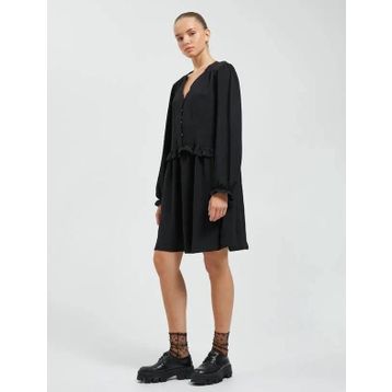 Koton 4WAL80034IW Siyah Kadın Elbise