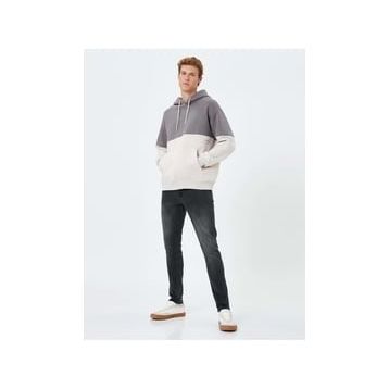 Koton 4WAM70045MK Antrasit Erkek Sweatshirt