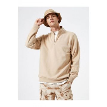 Koton 4WAM70126MK Bej Erkek Sweatshirt