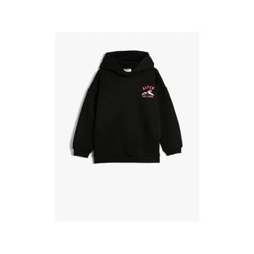 Koton 4WKG10701AK Siyah Kız Çocuk Sweatshirt