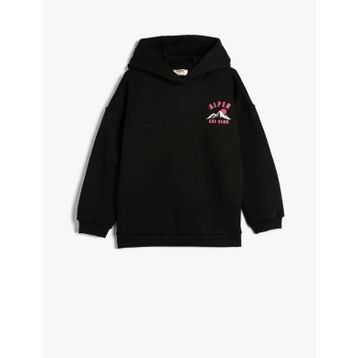 Koton 4WKG10701AK Siyah Kız Çocuk Sweatshirt