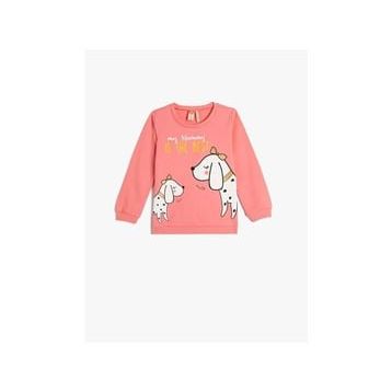 Koton 4WMG10023AK Pembe Bebek Sweatshirt