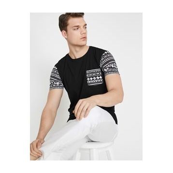 Koton 7YAK12914UK038 Crew Neck Kadın T-shirt