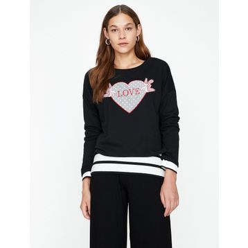 Koton 8KAK13884EK Pembe Kadın Sweatshirt