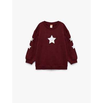 Koton 8KAK13884EK Pembe Kadın Sweatshirt