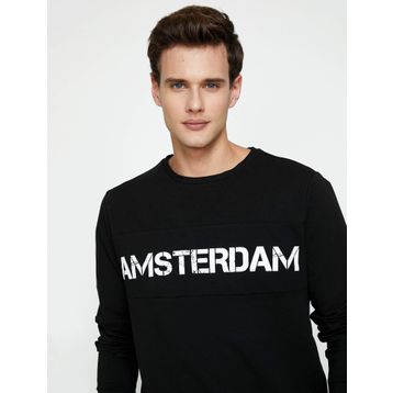 Koton 9KAK12775OK Siyah Kadın T-Shirt