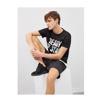 Koton 9KAK12948YK999 Ebru Şallı Loves Koton Sport Kadın Sweatshirt
