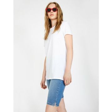 Koton 9YAK47678MDFA7 Kadın Normal Bel Jean Şort