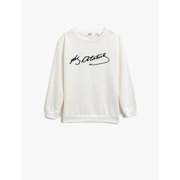 Koton Atatürk İmzalı Sweatshirt
