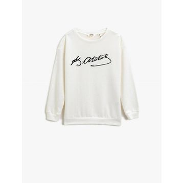 Koton Atatürk İmzalı Sweatshirt