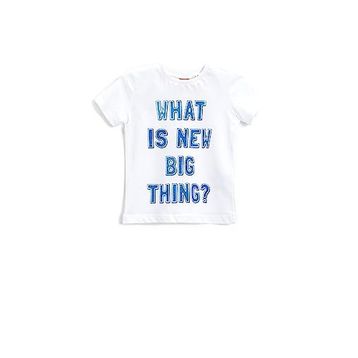 Koton Erkek Bebek Slogan Baskılı Kısa Kollu T-Shirt