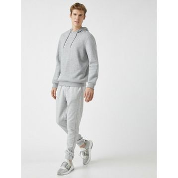 Koton Erkek Gri Beli Baglamali Cepli Basic Jogger Esofman Alti 1YAM45583LK