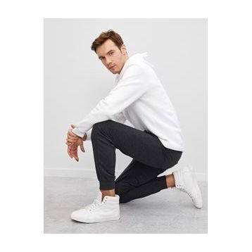 Koton Erkek Gri Beli Baglamali Cepli Basic Jogger Esofman Alti 1YAM45583LK