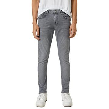 Koton Justin Gri Super Skinny Fit Jean Erkek Kot Pantolon