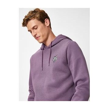 Koton Kapüsonlu Baskili Uzun Kollu Sweatshirt TYC00048662005