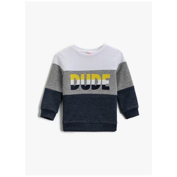 Koton Kids 9KKB16714TK Mavi Erkek Çocuk Sweatshirt