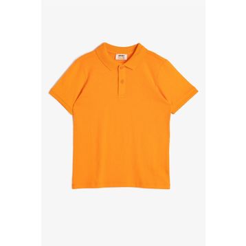Koton Kids Erkek Çocuk Polo Yaka Pamuklu Dügmeli Kisa Kollu Tisört 0YKB16554TK