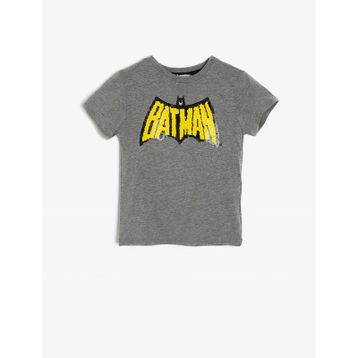 Koton Kids Koton Erkek Çocuk Batman Lisanslı Baskılı Kapüşonlu Gri Sweatshirt 1kkb16124tk 1KKB16124TK