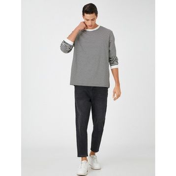 Koton Loose Fit Jean Steve Jean Siyah Erkek Kot Pantolon