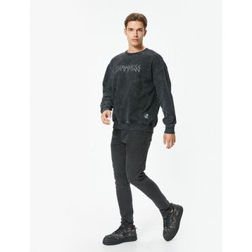 Koton Michael Siyah Skinny Fit Jean Erkek Kot Pantolon