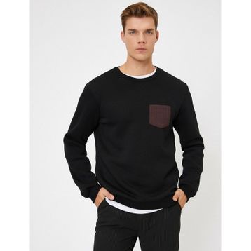 Koton SWEATSHIRT Erkek Sweatshirt Siyah