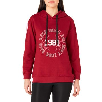 Koton SWEATSHIRT Kadın Sweatshirt Kırmızı