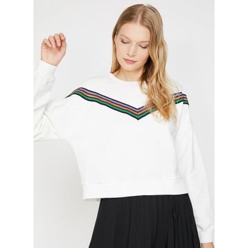 Koton SWEATSHIRT Kadın Sweatshirt Kırmızı