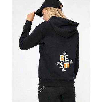 Koton SWEATSHIRT Kadın Sweatshirt Kırmızı