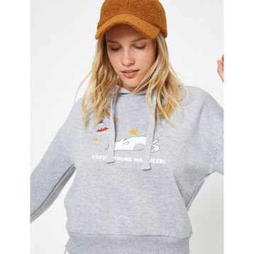 Koton SWEATSHIRT Kadın Sweatshirt Kırmızı