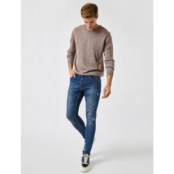 Koton TYC00318448280 Brad Jean Slim Fit Erkek Kot Pantolon