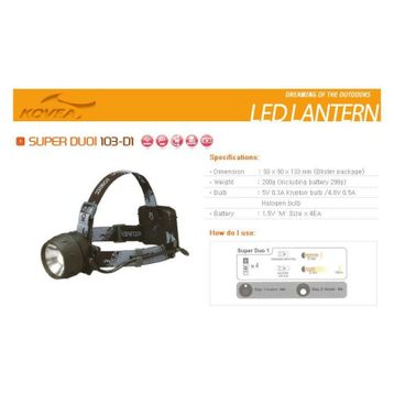 Kovea Super Duo 1 Kafa Lambası