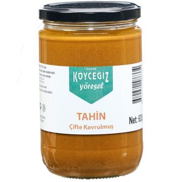 Köyceğiz 600 gr Cam Kavanoz Yöresel Çifte Kavrulmuş Tahin