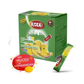 Koza 50'li 1,5 gr Limon Aromalı İçecek Tozu