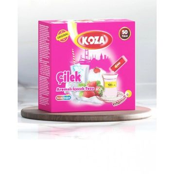 Koza 50'li Tek İçimlik Çilek Aromalı Toz İçecek