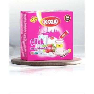 Koza 50'li Tek İçimlik Çilek Aromalı Toz İçecek