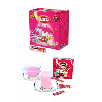 Koza 50'li Tek İçimlik Çilek Aromalı Toz İçecek