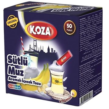 Koza 50'li Tek İçimlik Muz Aromalı İçecek Tozu