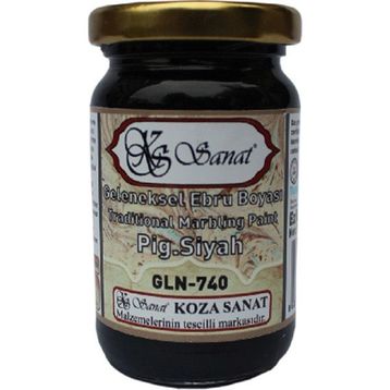 Koza 740 105 cc Siyah Ebru Boyası