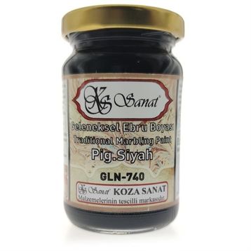 Koza 740 105 cc Siyah Ebru Boyası