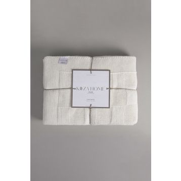 Koza Home 130x170 cm Plaid Krem Tv Battaniyesi
