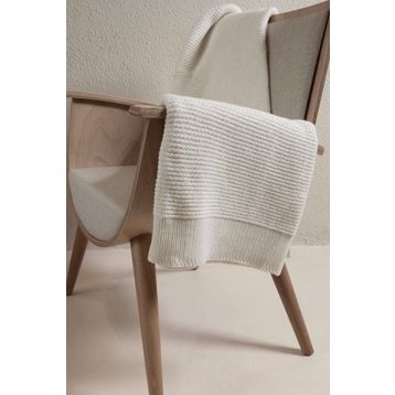 Koza Home 37102 130x170 cm Miel Krem Kenarı Ponponlu Tv Battaniyesi