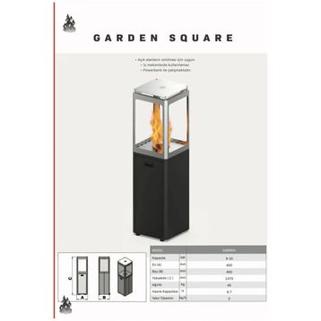 Kozlusan Garden Square Pelet Şömine